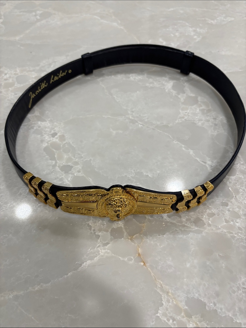 Vintage Judith Leiber Lion Cinch Belt